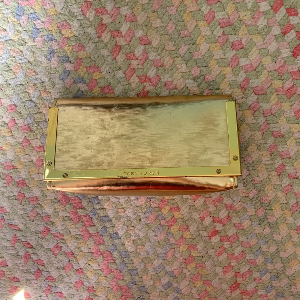 Gold Tory Burch Clutch